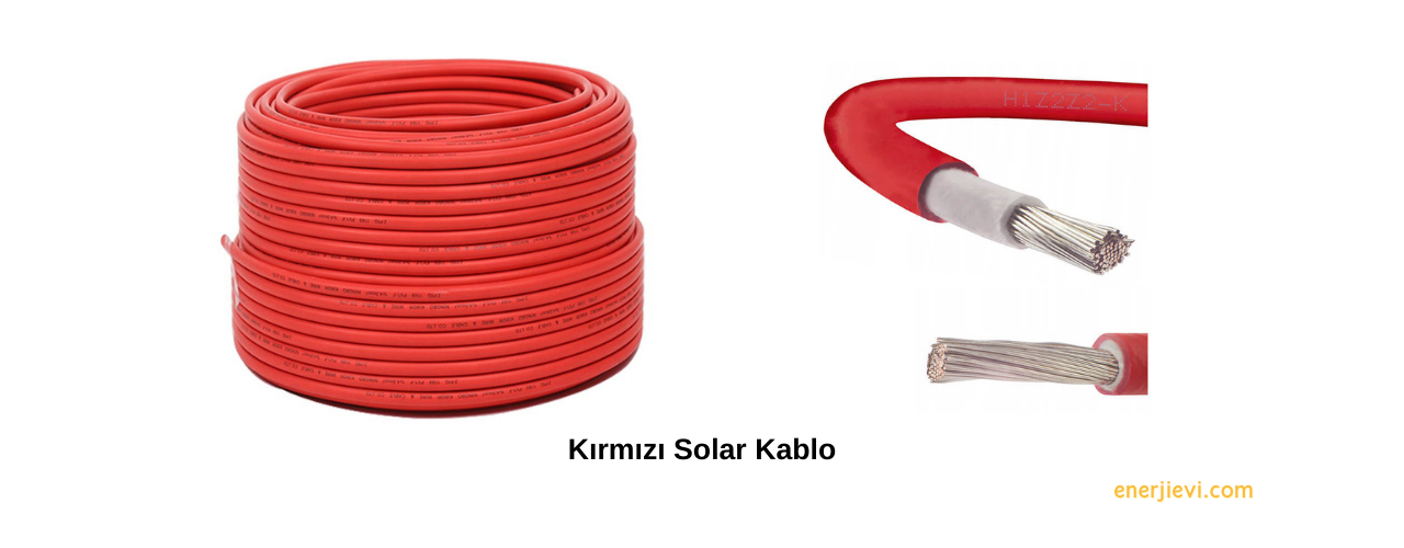 Kırmızı Solar Kablo